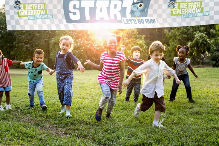 Geld ophalen voor A Better Tomorrow Kids met een sponsorloop